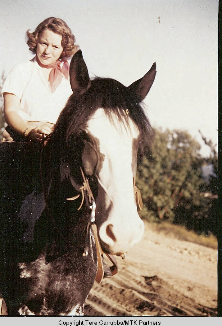 Hitchcock Festival Scotts Valley Patricia On Horse 1960
